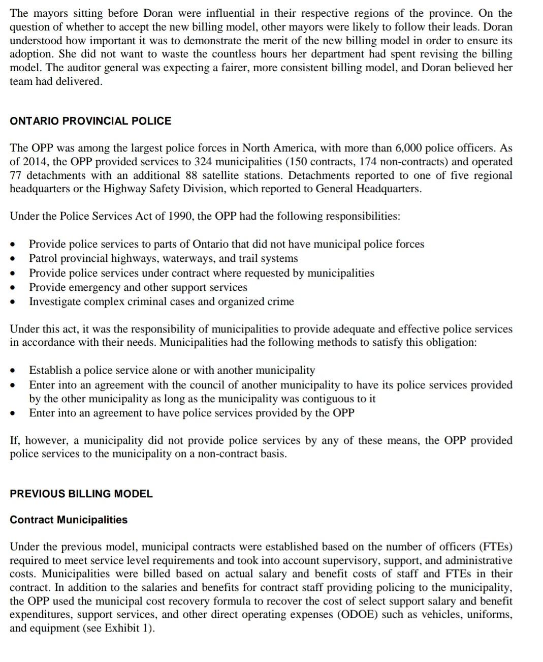 write an executive summary for this case. 1.Why