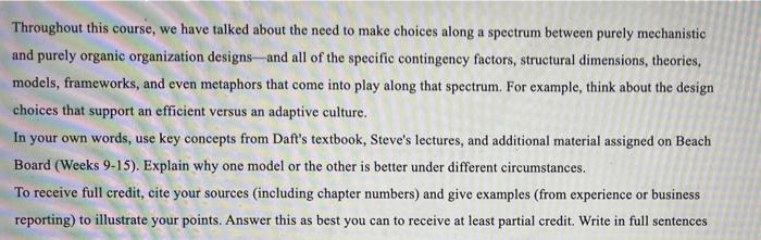 explain two models listed above and explain in
