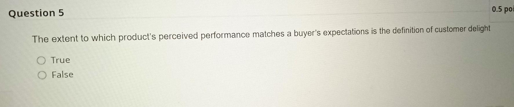 q5 and q6 answer both Question 5 0.5 po The