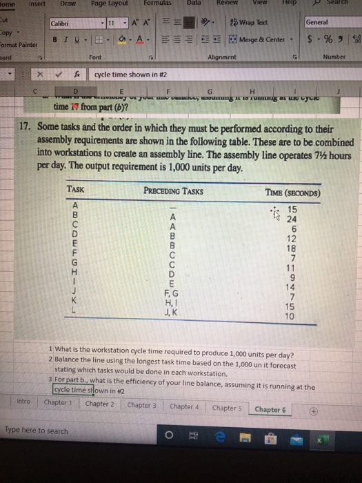 change task K's time from 15 to 14 Home Insert