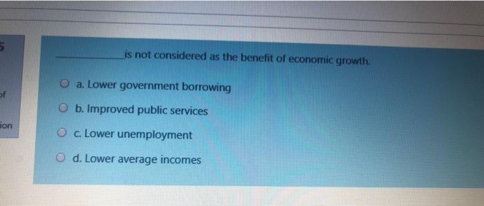 Yes of Macroeconomics/S1 The decrease in