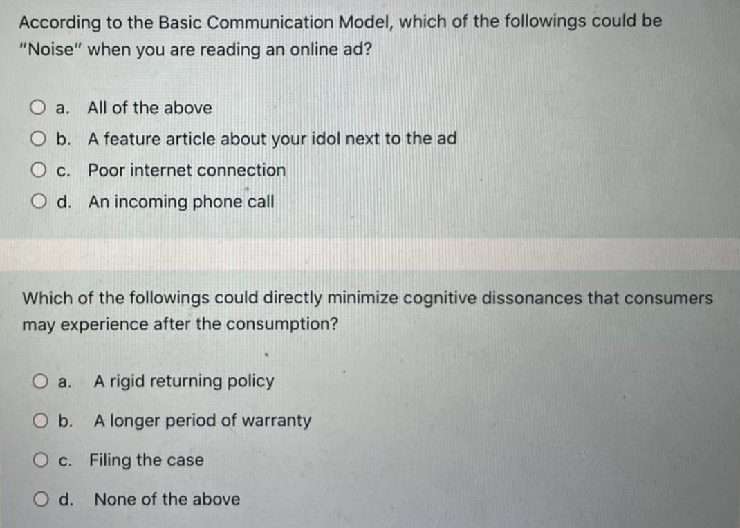 According to the Basic Communication Model, which
