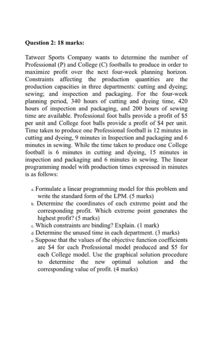 Calculations: Answer all the THREE questions