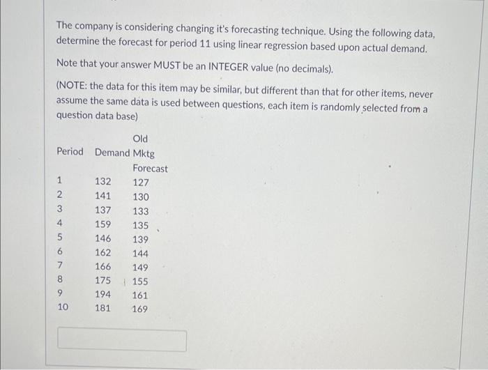 The company is considering changing it's