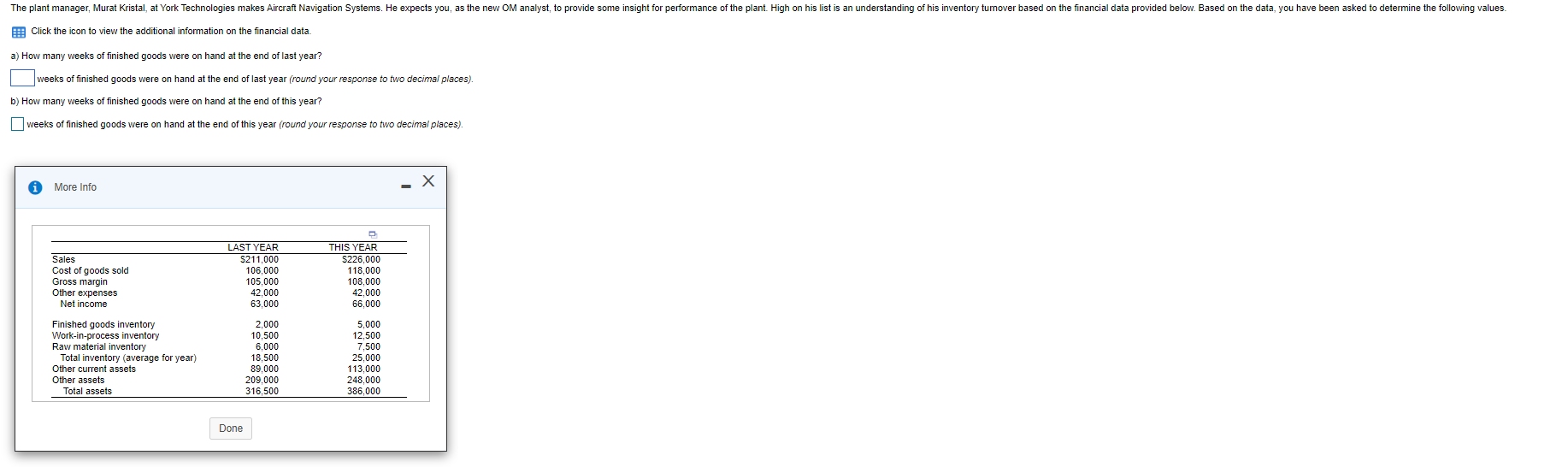 The plant manager, Murat Kristal, at York