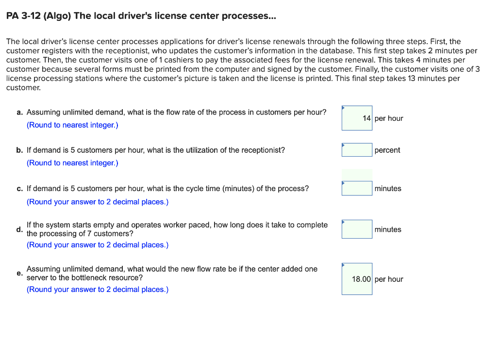 PA 3-12 (Algo) The local driver's license center