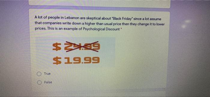 Required True or False Statements To calculate