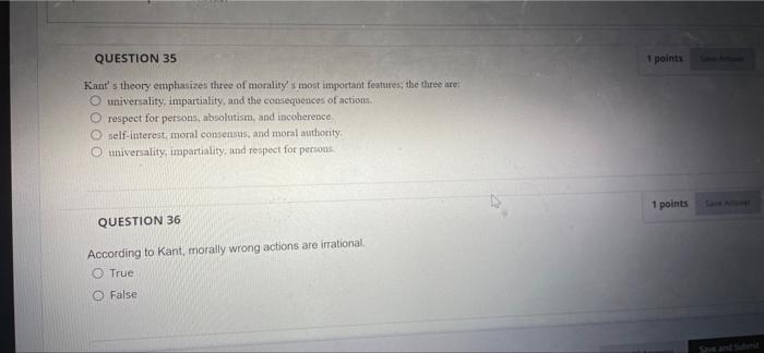 Question Completion Status: QUESTION 33 1 points