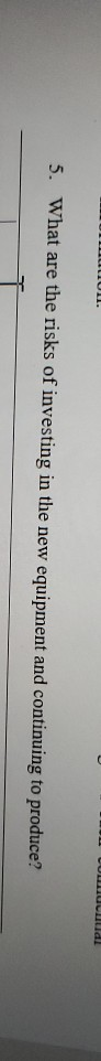 ULULUI. IPUINITION TO 5. What are the risks of