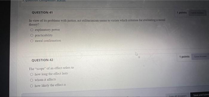 Question Completion Status: QUESTION 33 1 points