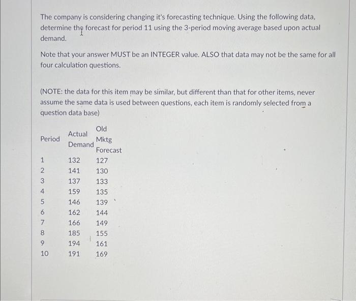 The company is considering changing it's