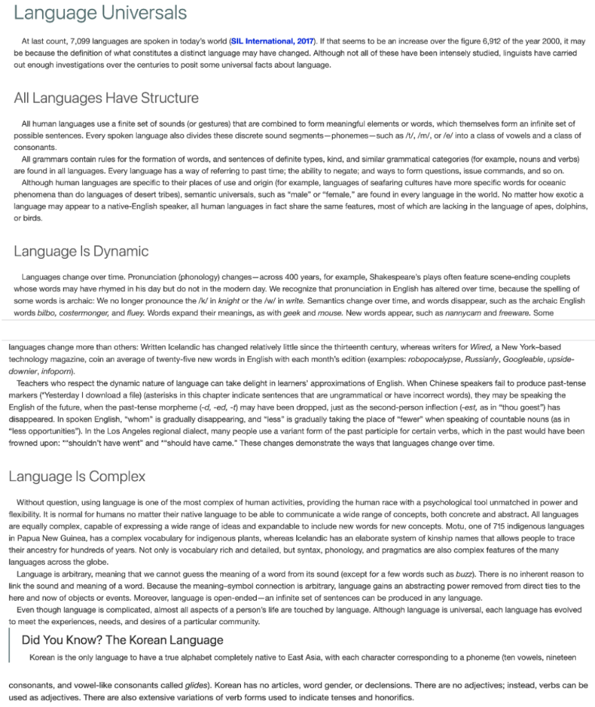 Read Classroom Glimpse. Discuss stress, rhythm,