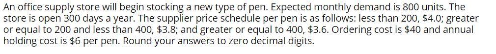 An office supply store will begin stocking a new