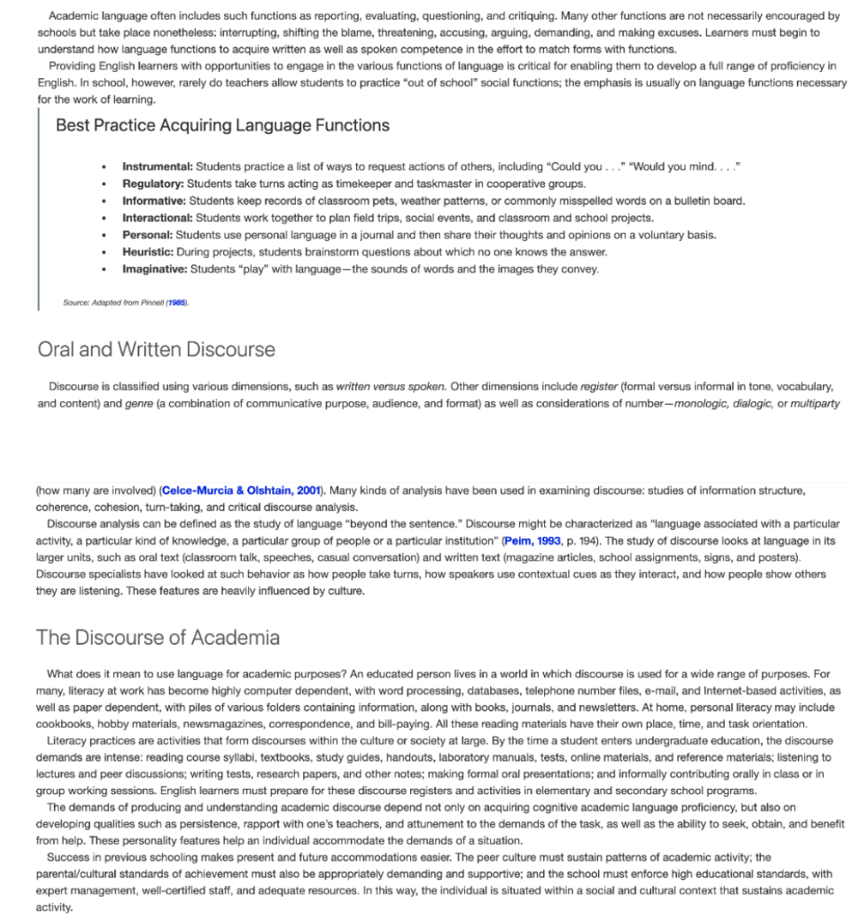 Read Classroom Glimpse. Discuss stress, rhythm,