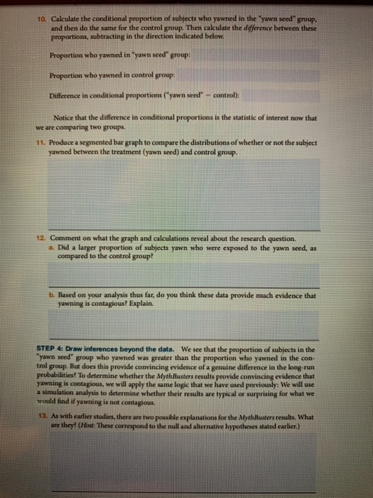 EXPLORATIO Is Yawning Contagious? STEP 1: Ask a