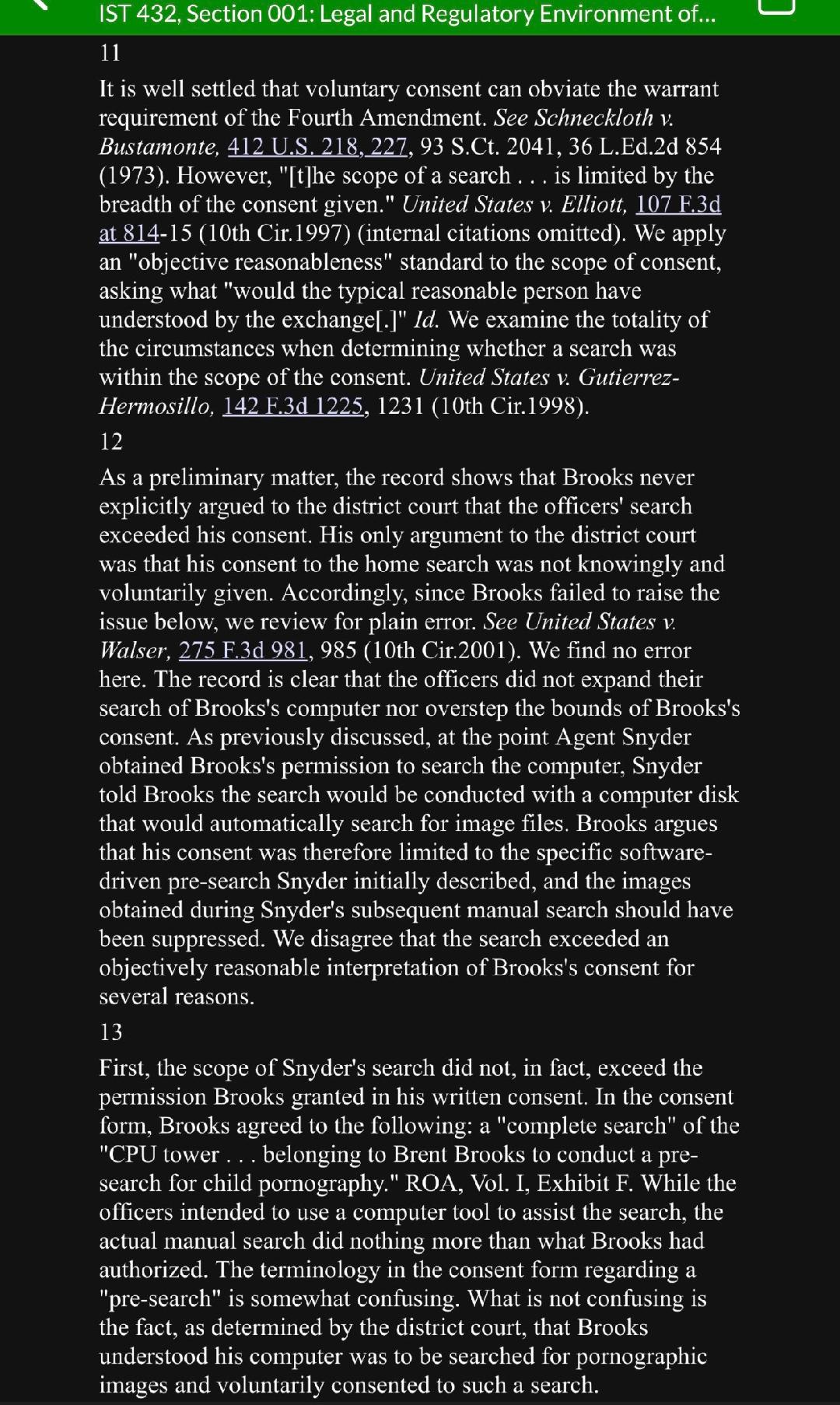 Need help briefing a case, First slide is