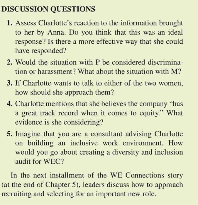 answer the discussion questions and pls give me