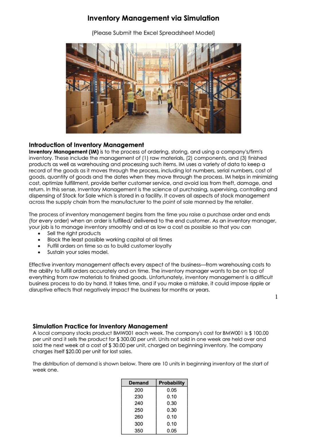 please fast in excel............... Inventory