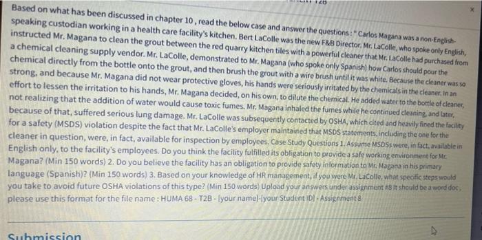 Based on what has been discussed in chapter 10,