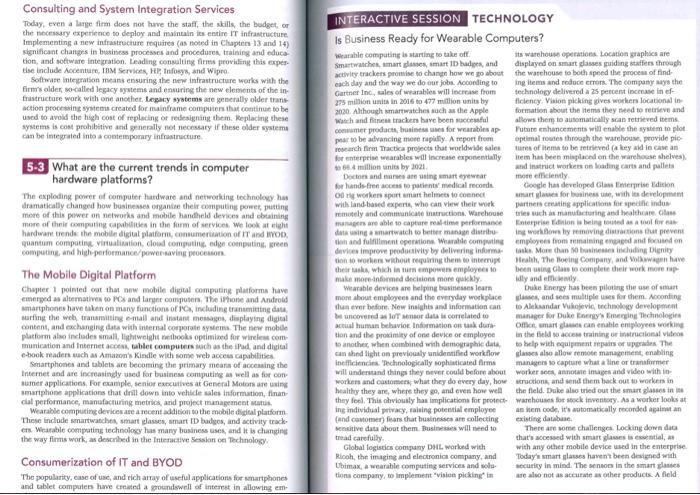 Answer Case Study Quetions Consulting and System