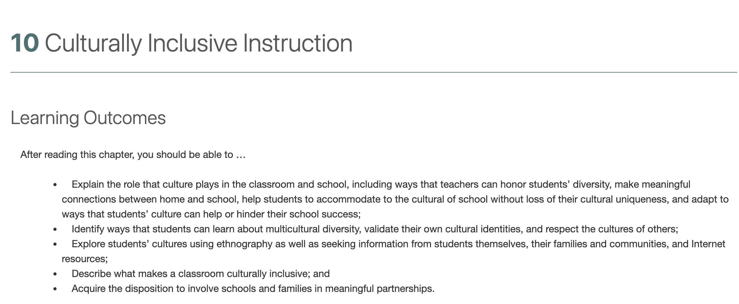 Create a list you may use in class, with others