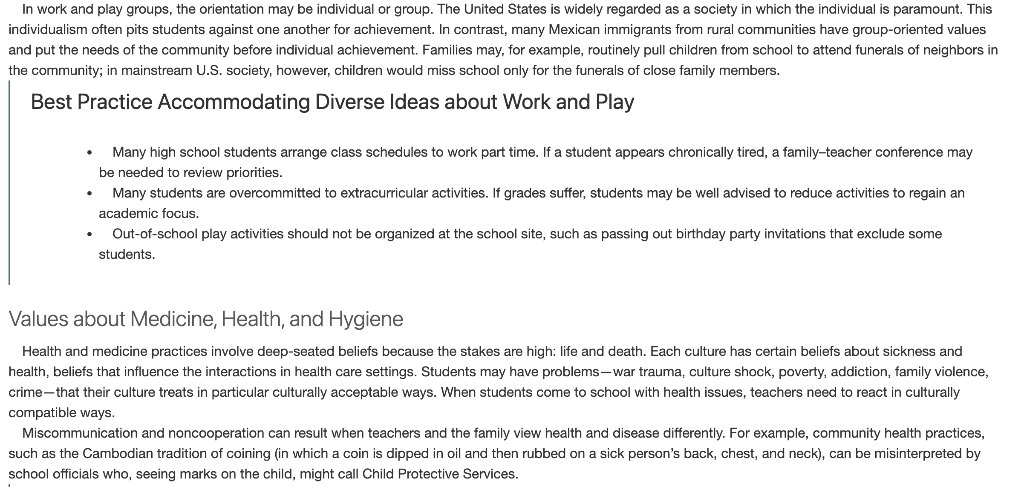 Create a list you may use in class, with others