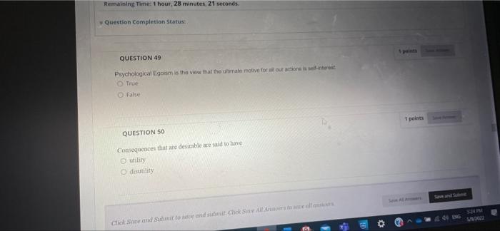 Question Completion Status: QUESTION 43 if