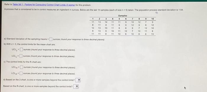 Refer to Table 56.1-Factors for Computing Control