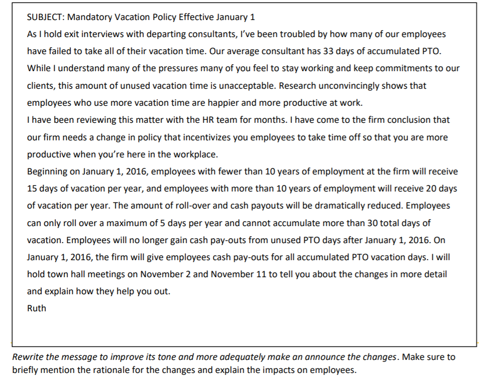 I need help with this assignment please. Rewrite