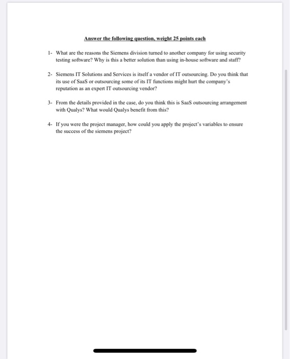 Outsourcing Vendor, SaaS Client Optimizing the