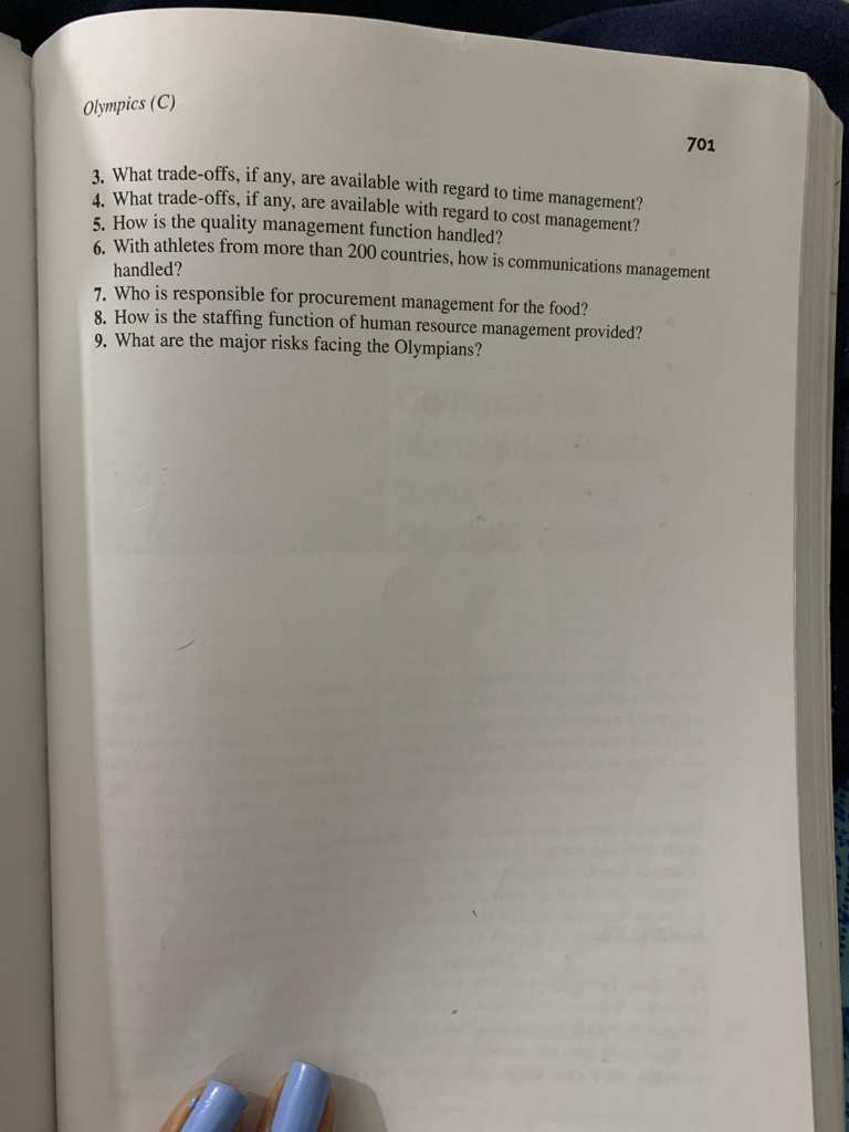 question 2: With regards to scope management, how