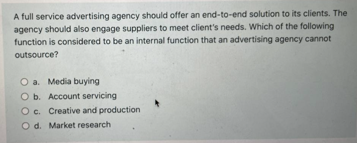 A full service advertising agency should offer an