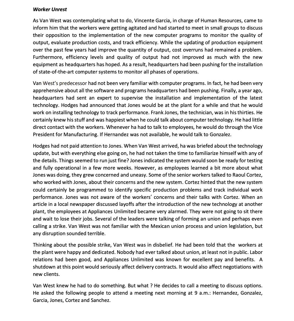 What else can go wrong? Joe Van West, president