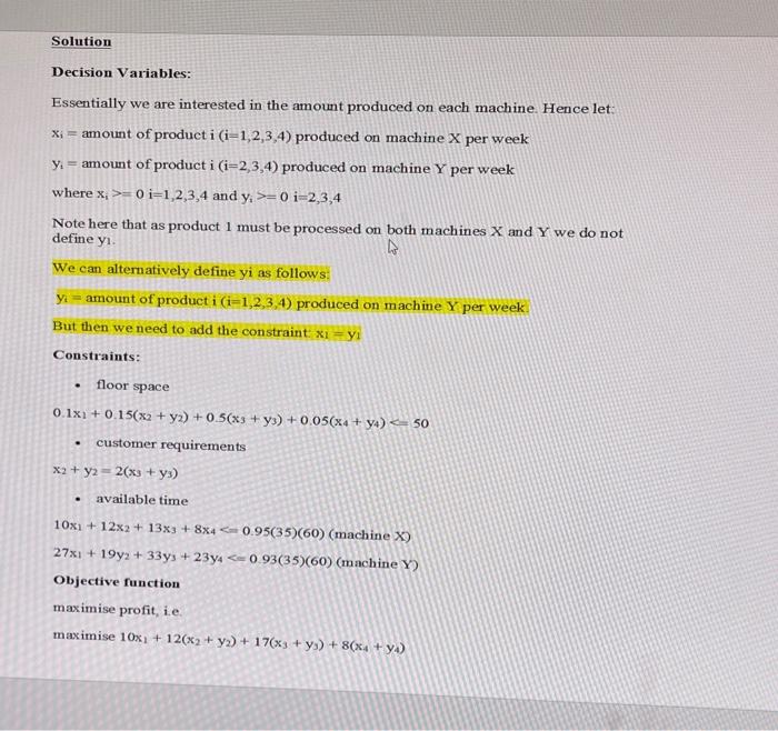 please solve using lingo Solution Decision
