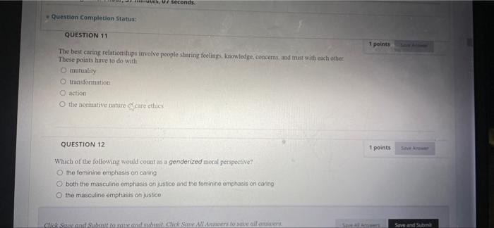 w seconds. Question Completion Status: QUESTION
