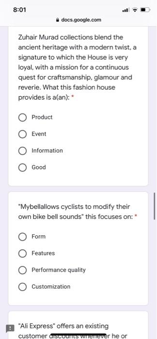 8:01 . .docs.google.com Styled by Levi's is a new