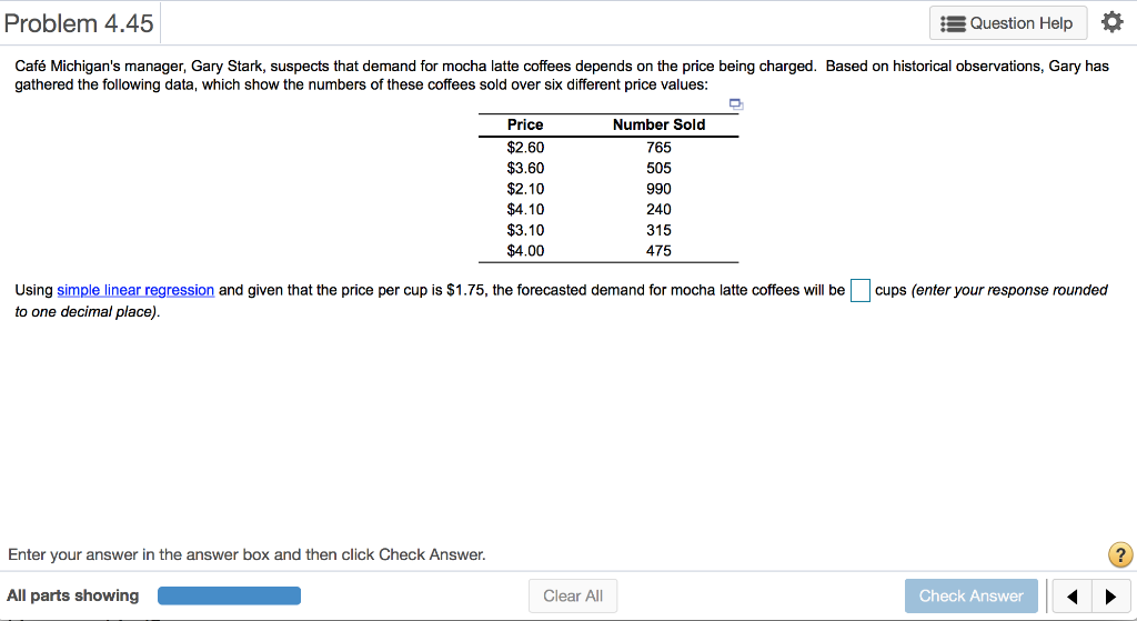 Problem 4.45 s Question Help Caf Michigan's