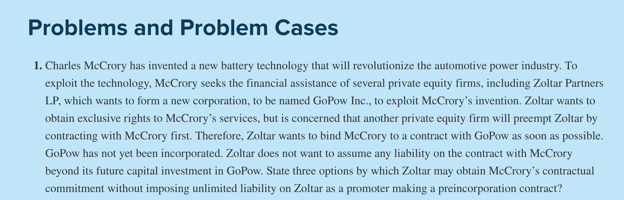 Problems and Problem Cases 1. Charles McCrory has