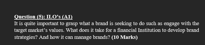 Question (5): WO's (A1) It is quite important to