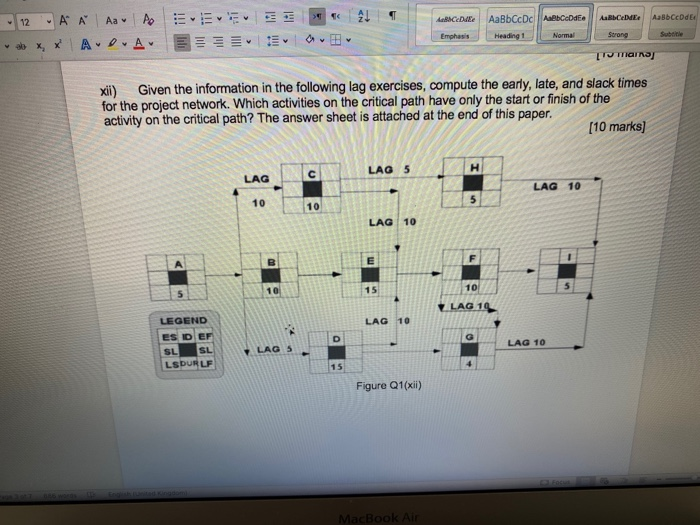 Answer All sub-questions Question 1 1) Name a