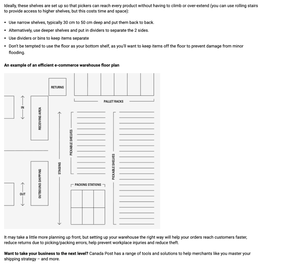 Read the document How to set up your e-commerce
