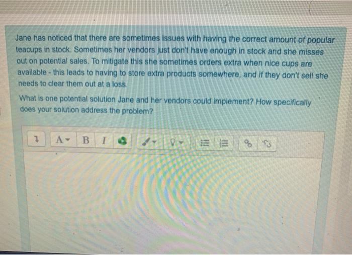 Please use this information for the short answer