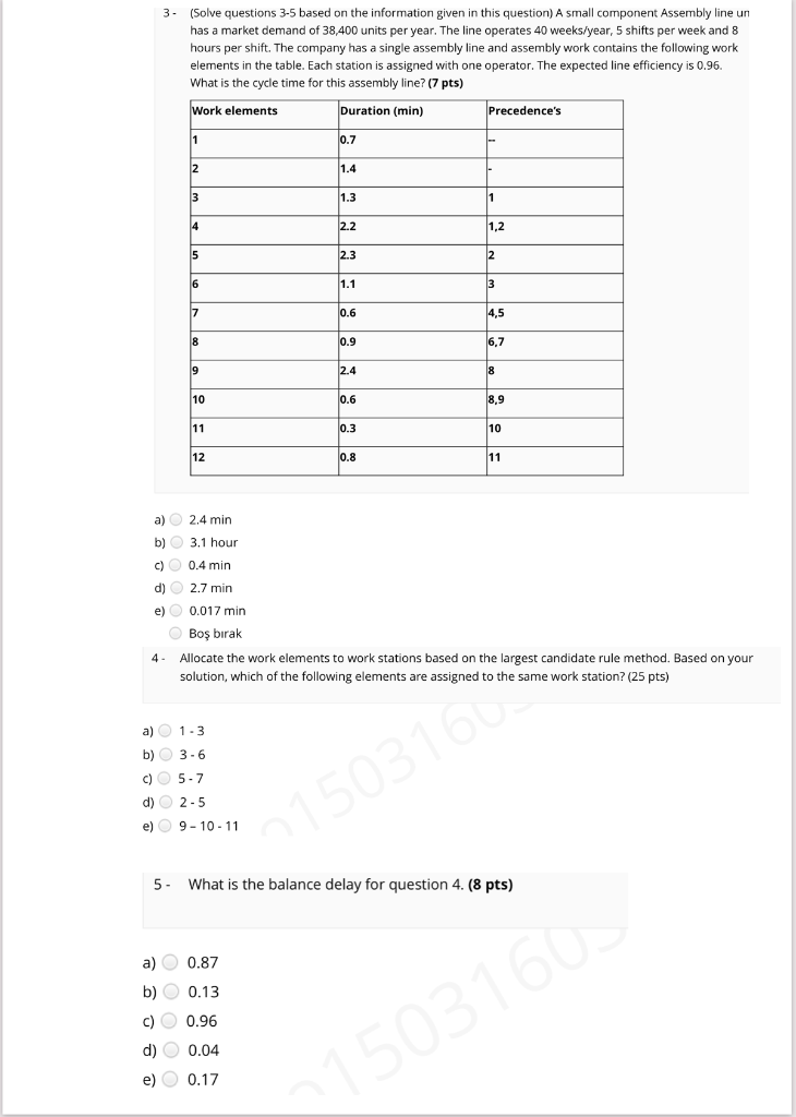 3. (Solve questions 3-5 based on the information
