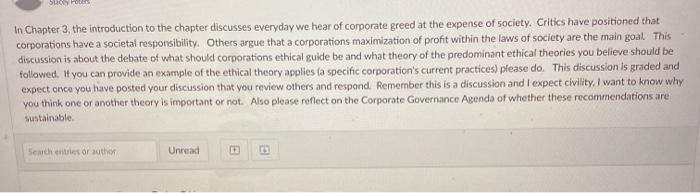 answer each part please SLP In Chapter 3, the