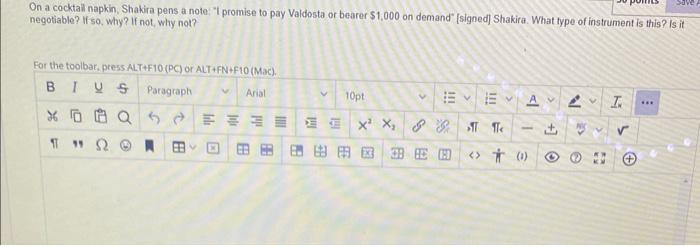 on a cocktail napkin, Shakira pens, a note "I