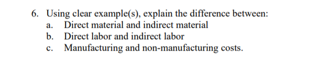 Manufacturing Processes 6. Using clear