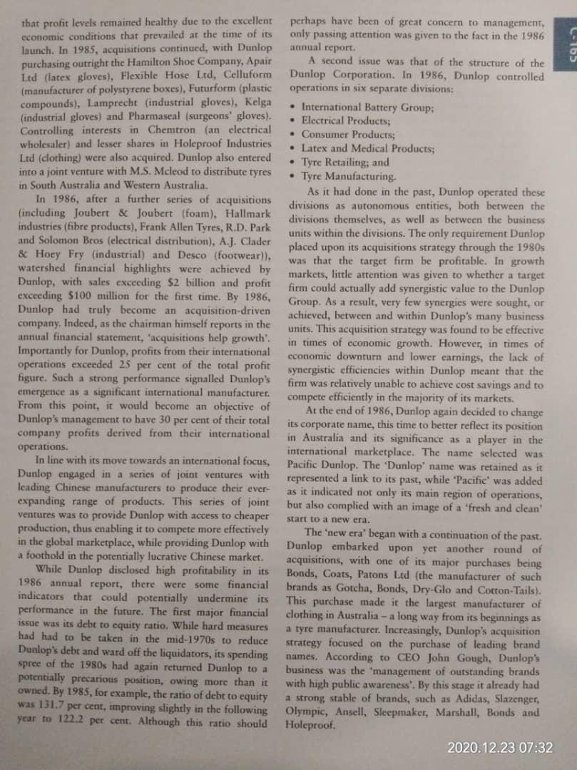 Kindly help me with these analysis 1. SWOT