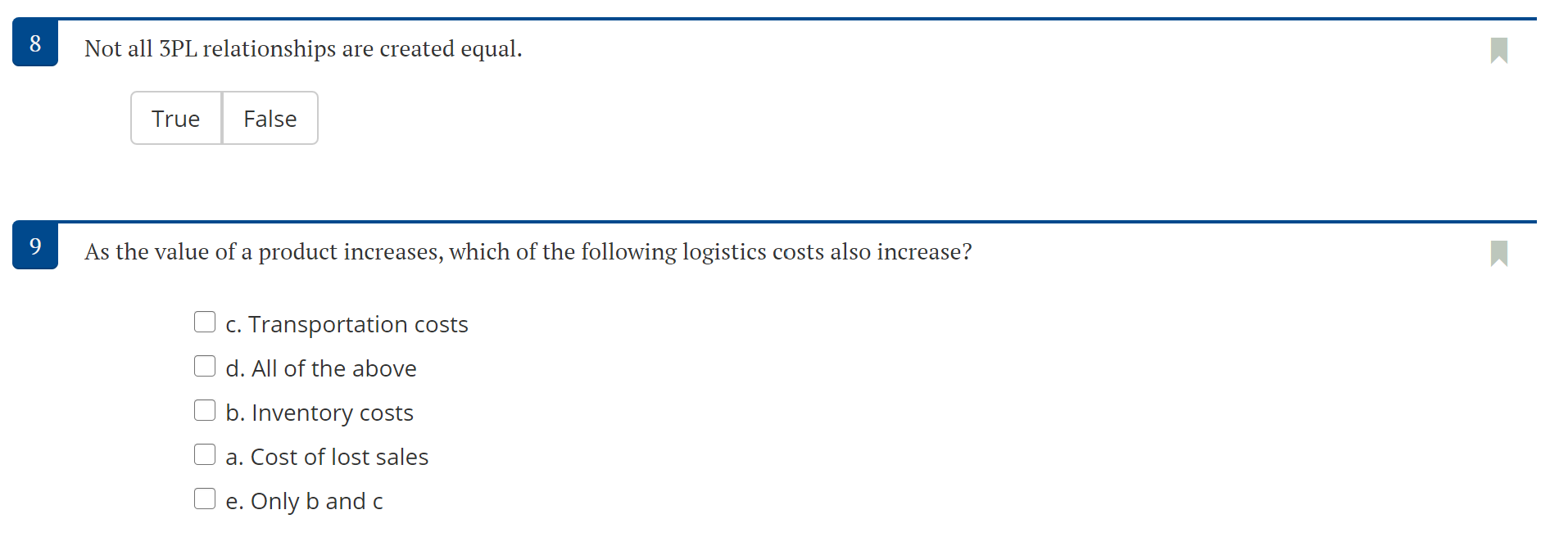8 Not all 3PL relationships are created equal.