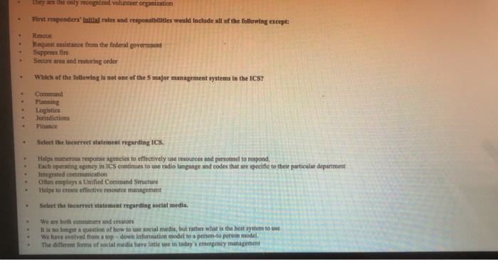 They are the only recognized volunteer