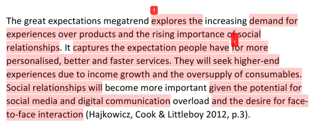 Note: It is an Academic writing quiz (You may